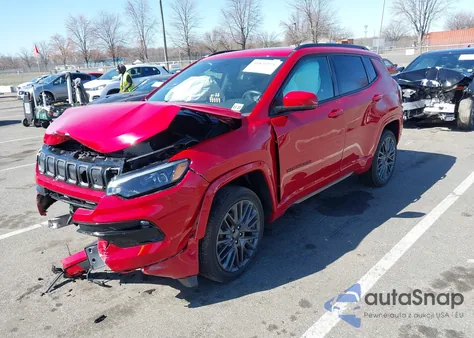2022 Jeep Compass (Red) Edition 4X4 z USA, uszkodzony, nr VIN 3C4NJDCB5NT209123